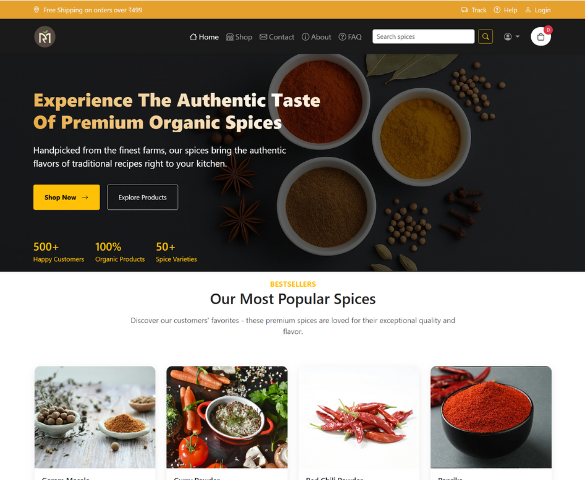 Web Development Result